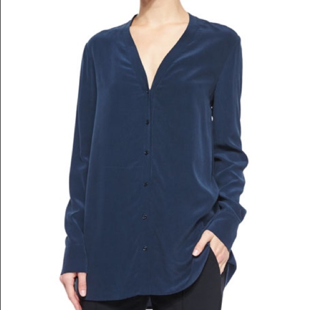 NWT! Vince 100% Silk Tunic Blouse, xs